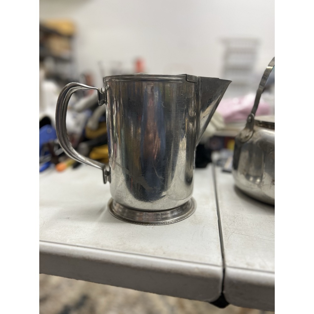 DON 18-8 Stainless Steel Water Pitcher w/ Ice Guard Japan 7"
